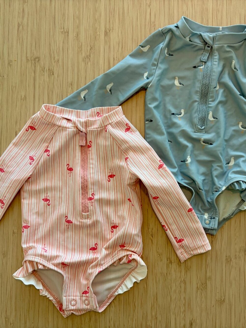 Baby Girls Swimwear Bundle Carters Little Planet (6 months) Flamingo Seagull
